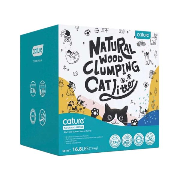 Cature Natural Wood Clumping Cat Litter Smart Pellet 20lt (Πέλλετ για Γάτα)