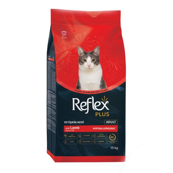 Reflex Plus Adult Cat with Lamb & Rice 1.5kg (με Αρνί & Ρύζι)
