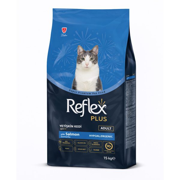 Reflex Plus Adult Cat with Salmon 1.5kg (με Σολομό)