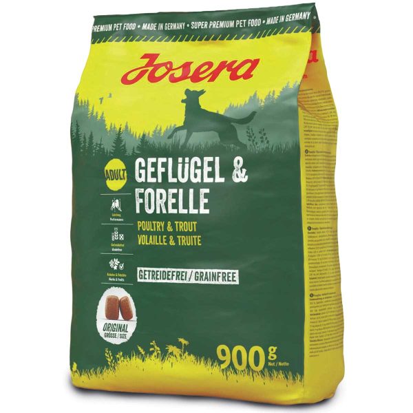 Josera Nature Adult Dog with Poultry & Trout 900gr (Πουλερικά - Πέστροφα)