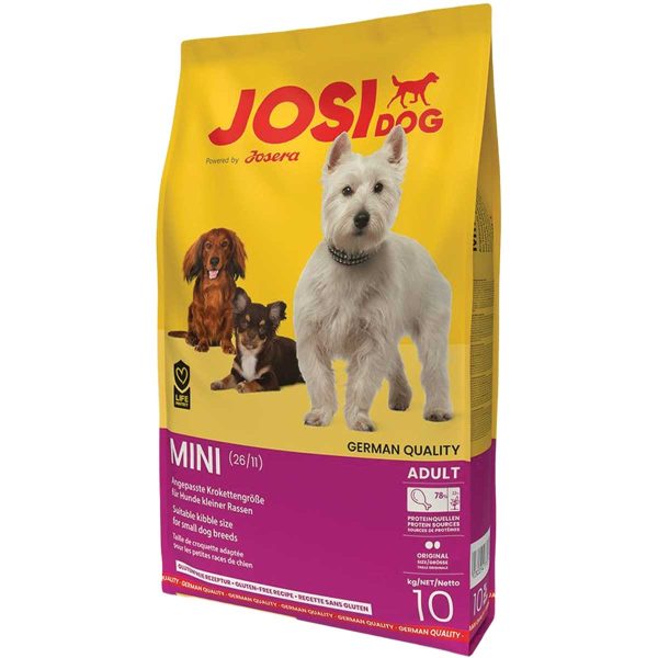 Josera Premium Plus JosiDog Mini Adult 10kg (Πουλερικά - Πάπια - Ρύζι)