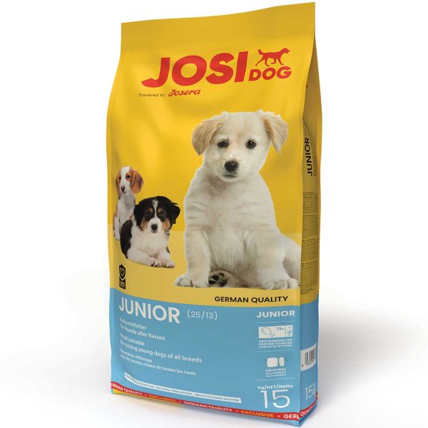 Josera Premium Plus JosiDog Junior 15kg (Πουλερικά - Ρύζι)