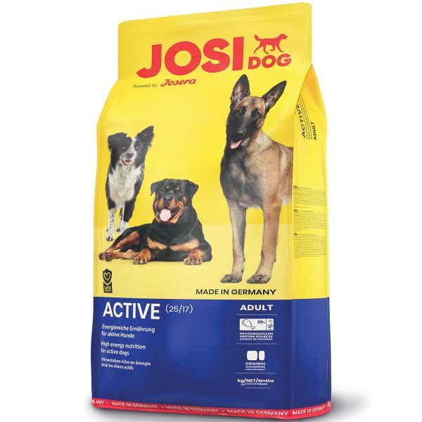 Josera Premium Plus JosiDog Active Adult 15kg (Πουλερικά - Ρύζι)