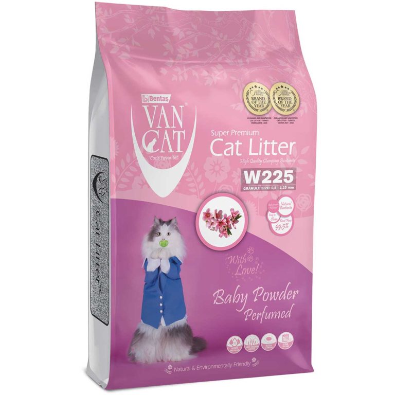 Van Cat Clumping Cat Litter Baby Powder 5kg (5.9lt) (Παιδική Πούδρα)