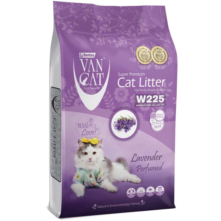 Van Cat Clumping Cat Litter Lavender 5kg (5.9lt) (Λεβάντα)