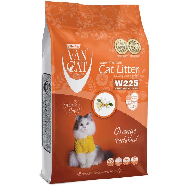 Van Cat Clumping Cat Litter Orange 5kg (5.9lt) (Πορτοκάλι)