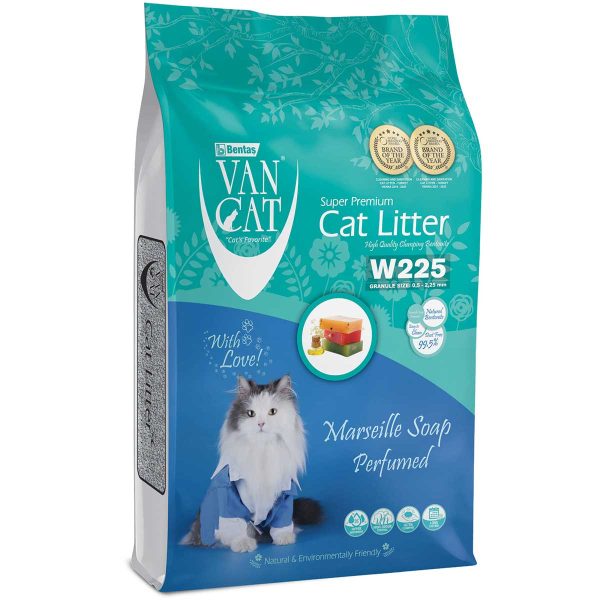 Van Cat Clumping Cat Litter Marseille Soap 5kg (5.9lt) (Σαπούνι Μασσαλίας)