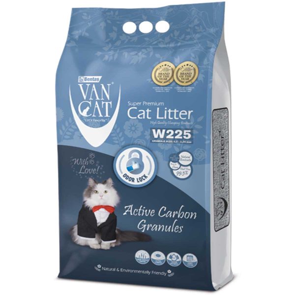 Van Cat Clumping Cat Litter Active Carbon Odour Lock 8.5kg (10lt)