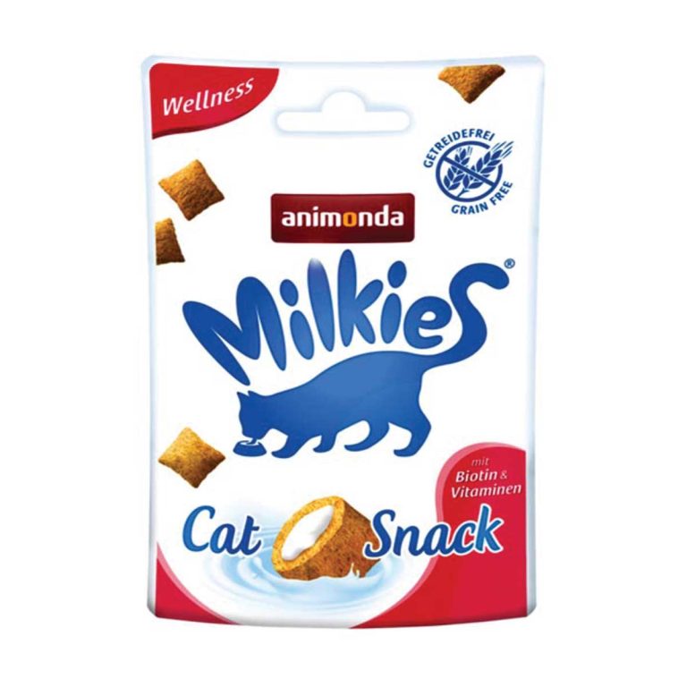 Animonda Milkies Crunchy Pillow Wellness Cat Snack 30gr (με Βιοτίνη & Βιταμίνες)