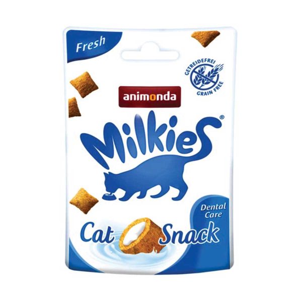 Animonda Milkies Crunchy Pillow Fresh Dental Care Cat Snack 30gr (για Υγιή Δόντια)