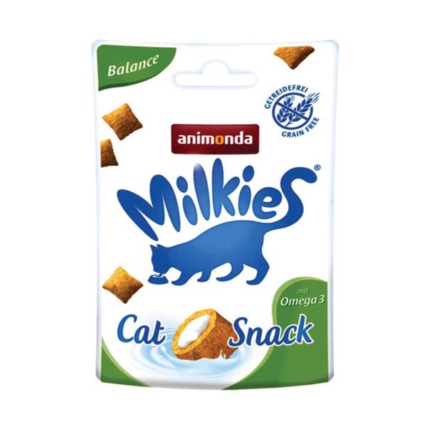 Animonda Milkies Crunchy Pillow Balance Cat Snack 30gr (με Ωμέγα-3)