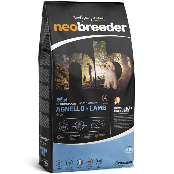 Neobreeder Dog Puppy Lamb Medium/Large 12kg (Αρνί)