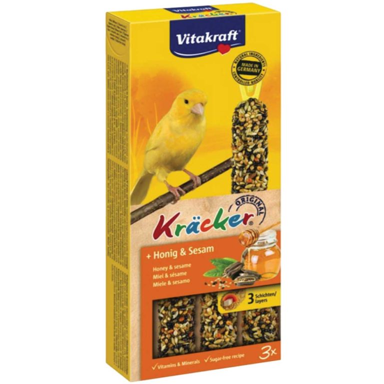 Vitakraft Kracker Triple Honey for Canary 90gr (με Μέλι & Σουσάμι για Καναρίνι)
