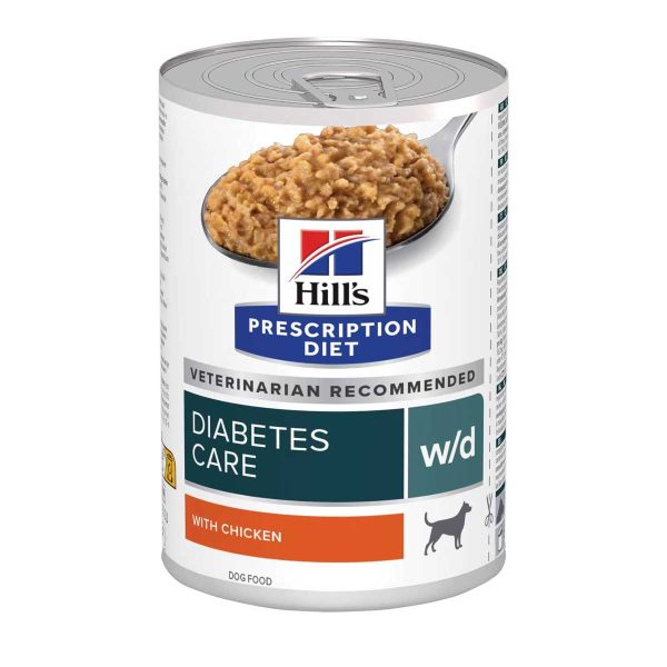 Hill's w/d Diabetes Care Dog with Chicken κονσέρβα Σκύλου 370gr (Κοτόπουλο)