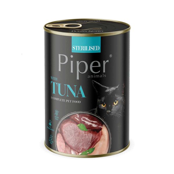 Piper Adult Sterilised Cat with Tuna 400gr (Τόνος)