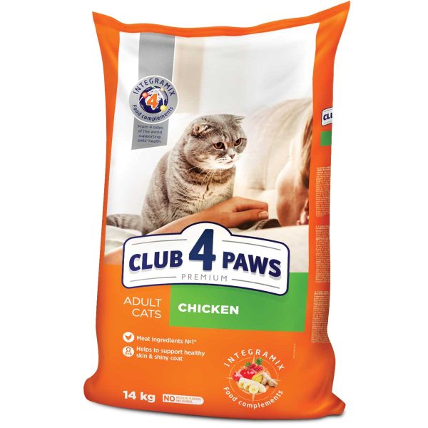 Club 4 Paws Premium Adult Cat with Chicken 14kg (Κοτόπουλο)