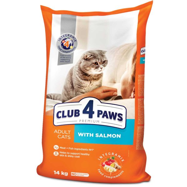Club 4 Paws Premium Adult Cat with Salmon 14kg (Σολομός)