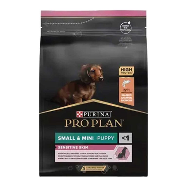 Purina Pro Plan Small & Mini Puppy Sensitive Skin with Salmon 3kg (Σολομός)