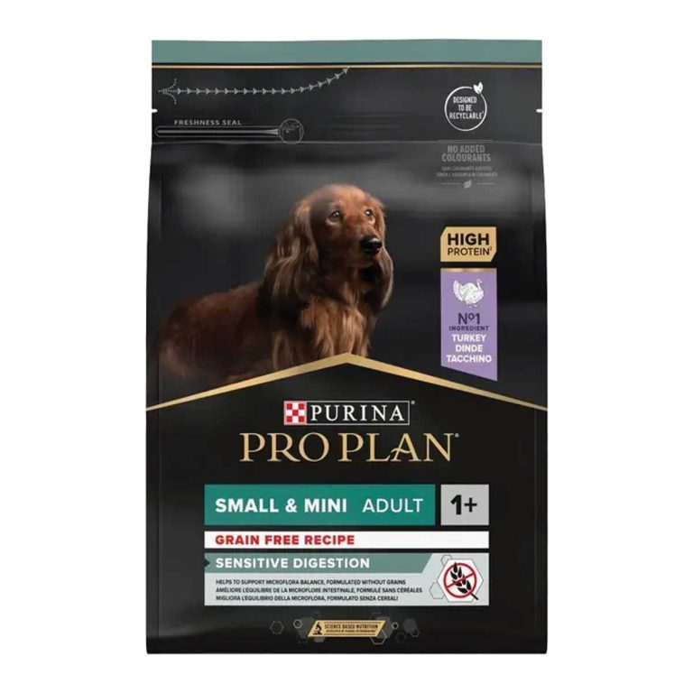 Purina Pro Plan Small & Mini Adult Dog Grain Free Sensitive Digestion with Turkey 2.5kg (Γαλοπούλα)