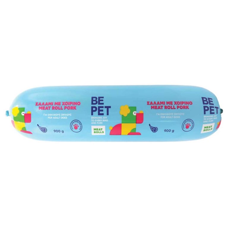 Be Pet Meat Roll with Pork Adult Dog Σαλάμι με Χοιρινό 900gr