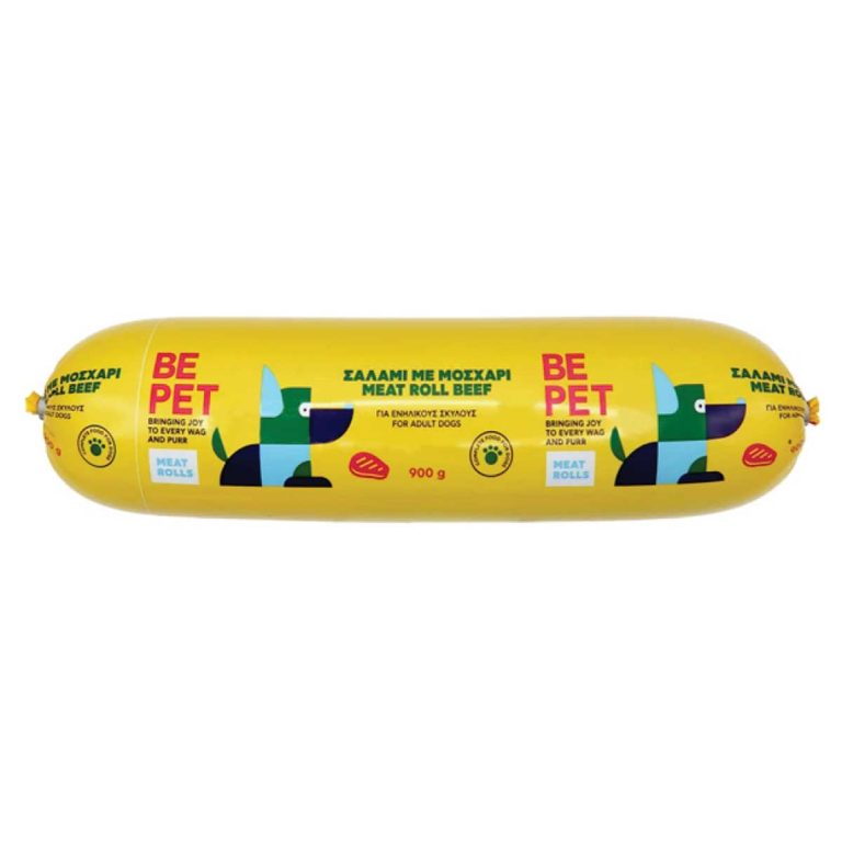 Be Pet Meat Roll with Beef Adult Dog Σαλάμι με Μοσχάρι 900gr