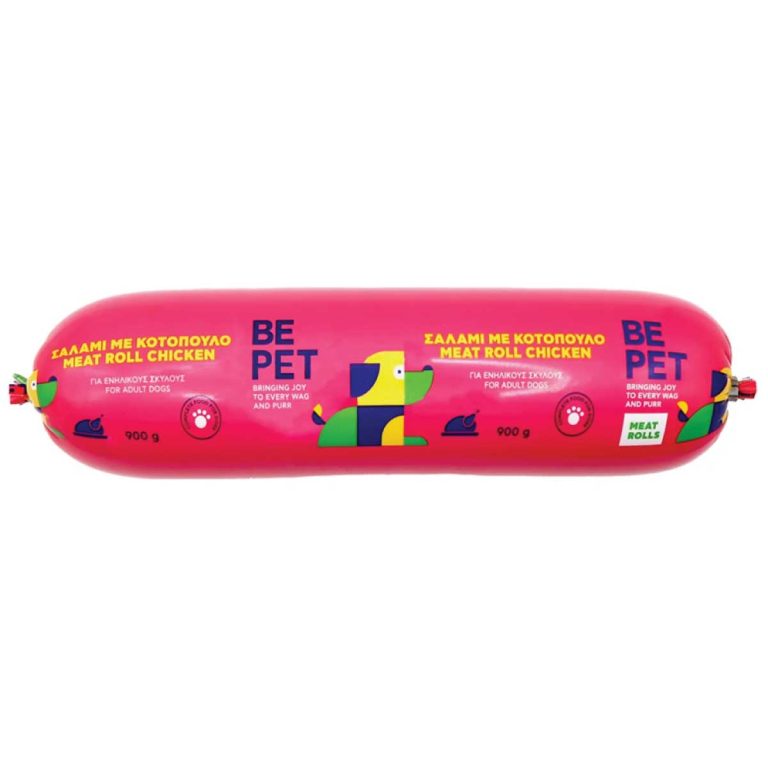 Be Pet Meat Roll with Chicken Adult Dog Σαλάμι με Κοτόπουλο 900gr