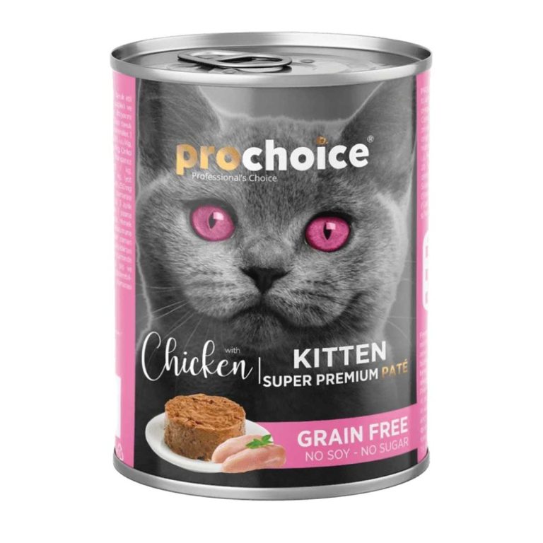 Prochoice Grain Free Super Premium Pate for Kitten with Chicken 400gr (Κοτόπουλο)