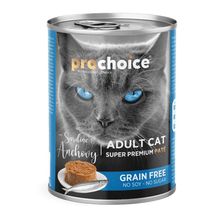 Prochoice Grain Free Super Premium Pate with Sardine & Anchovy 400gr (Σαρδέλα - Γαύρος)