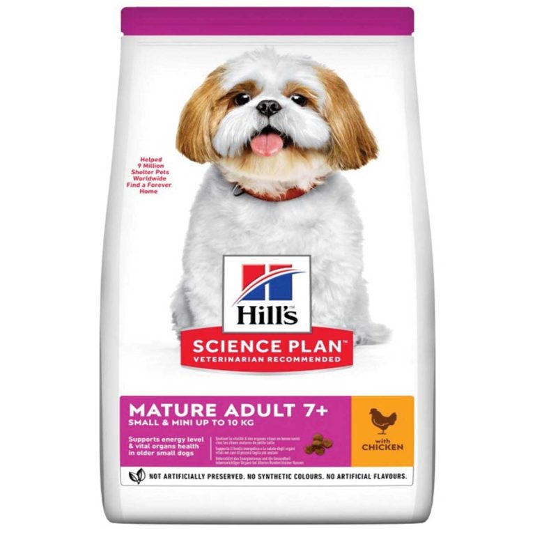 Hill's Science Plan Small & Mini Mature Adult 7+ Dog Food With Chicken 1.5kg