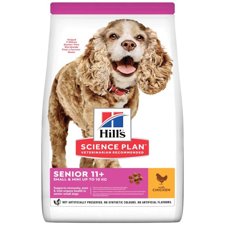Hill's Science Plan Small & Mini Senior Adult 11+ Dog Food With Chicken 1.5kg