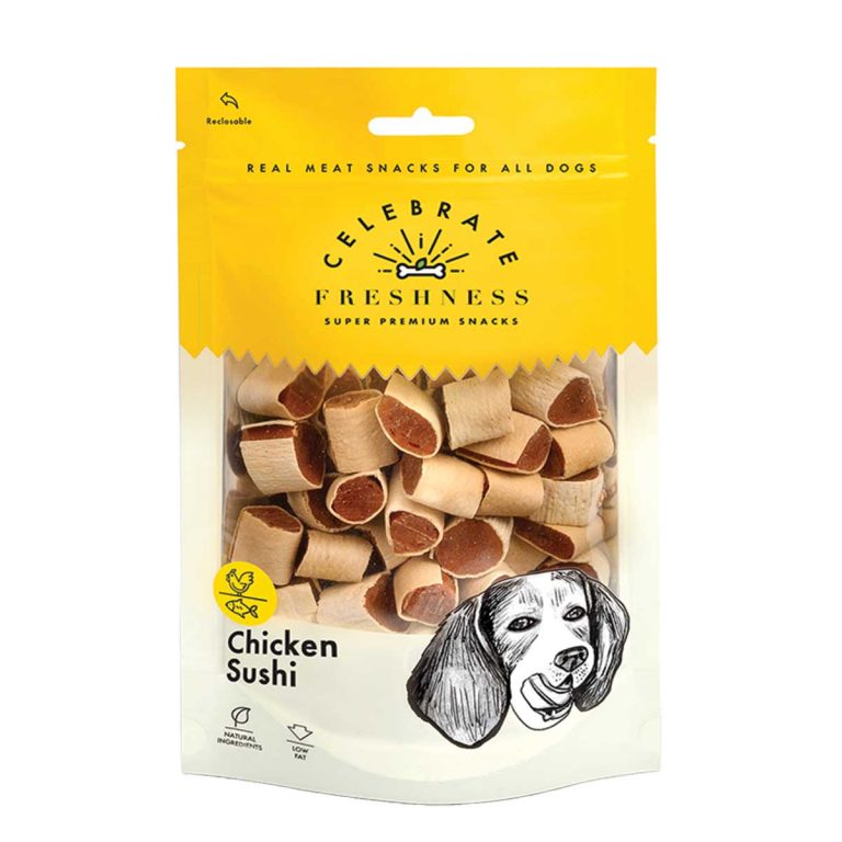 Celebrate Freshness Super Premium Snacks for Dog Chicken Sushi 100gr (Κοτόπουλο)