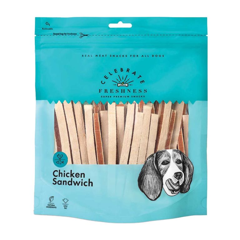Celebrate Freshness Super Premium Snacks for Dog Chicken Sandwich 360gr (Κοτόπουλο - Ψάρι)