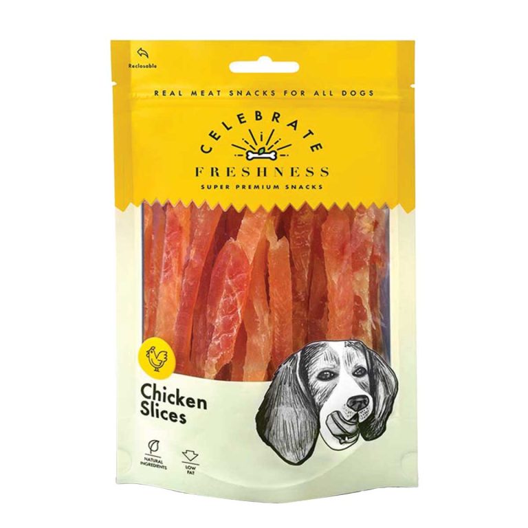Celebrate Freshness Super Premium Snacks for Dog Chicken Slices 100gr (Κοτόπουλο)