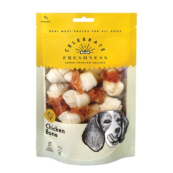 Celebrate Freshness Super Premium Snacks for Dog Chicken Bone 100gr (Κοτόπουλο)