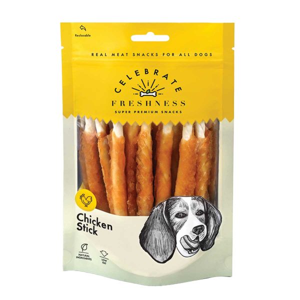 Celebrate Freshness Super Premium Snacks for Dog Chicken Stick 100gr (Κοτόπουλο)