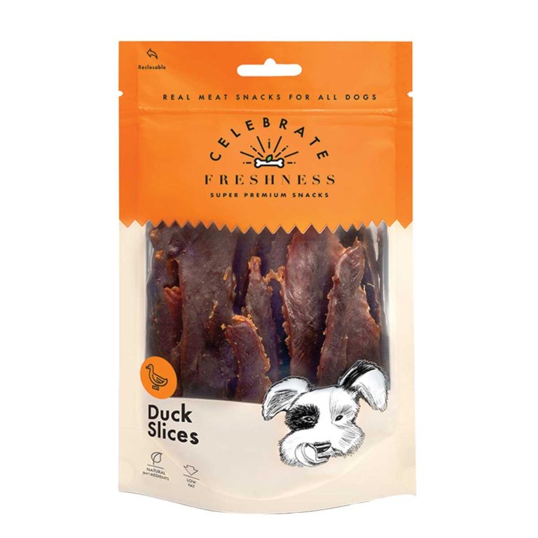 Celebrate Freshness Super Premium Snacks for Dog Duck Slices 100gr (Πάπια)