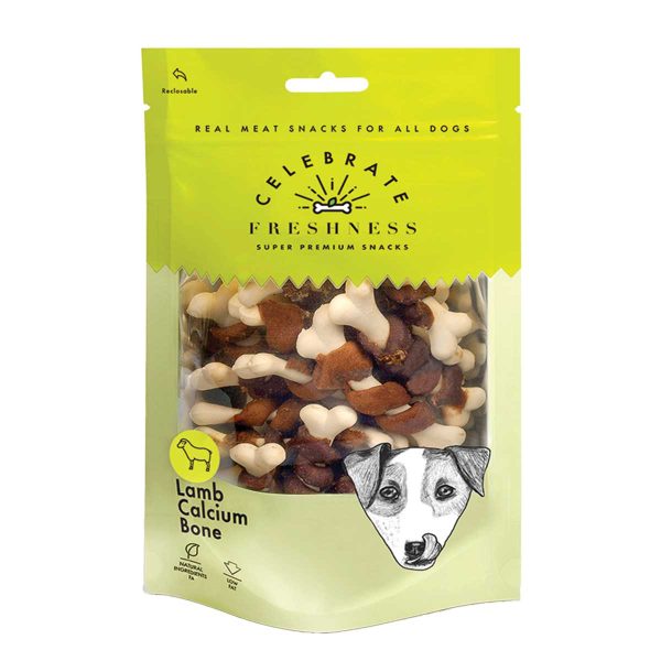 Celebrate Freshness Super Premium Snacks for Dog Lamb Calcium Bone 100gr (Αρνί)
