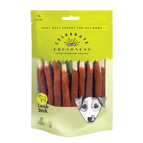 Celebrate Freshness Super Premium Snacks for Dog Lamb Stick 100gr (Αρνί)