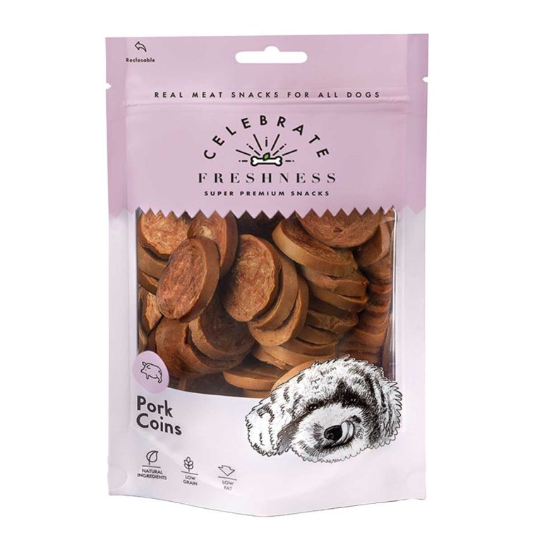 Celebrate Freshness Super Premium Snacks for Dog Pork Coins 100gr (Χοιρινό)