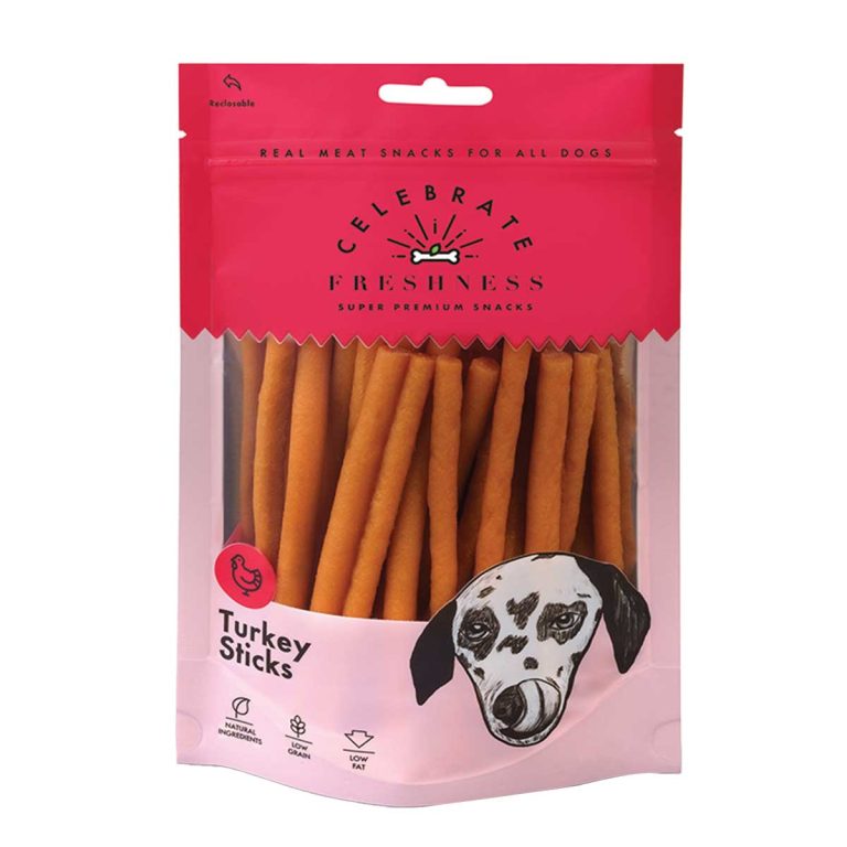 Celebrate Freshness Super Premium Snacks for Dog Turkey Sticks 100gr (Γαλοπούλα)