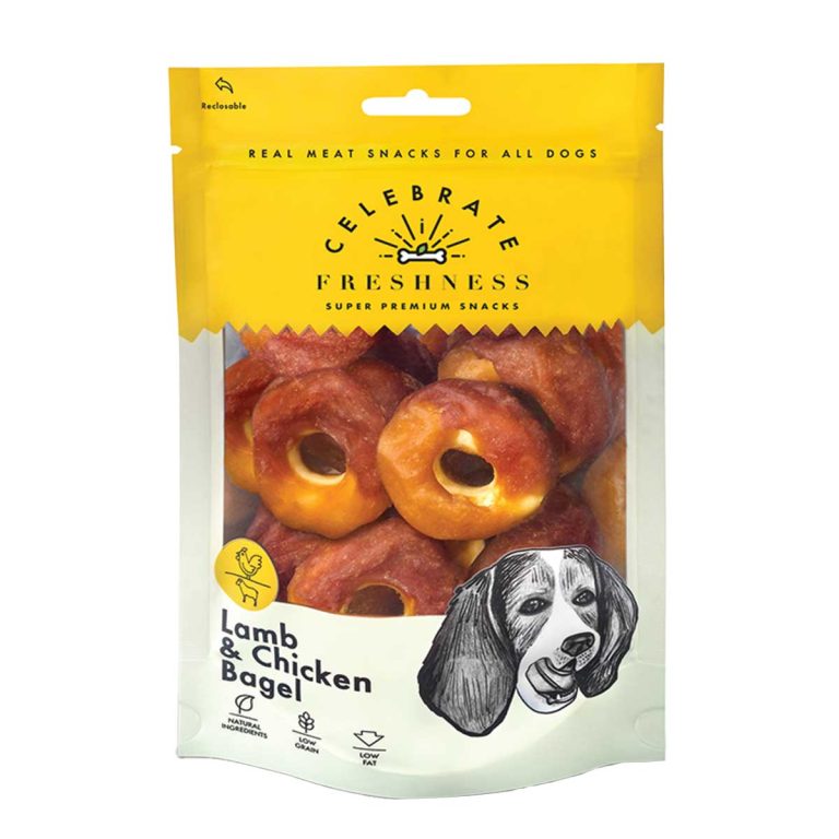 Celebrate Freshness Super Premium Snacks for Dog Lamb & Chicken Bagel 100gr (Αρνί - Κοτόπουλο)