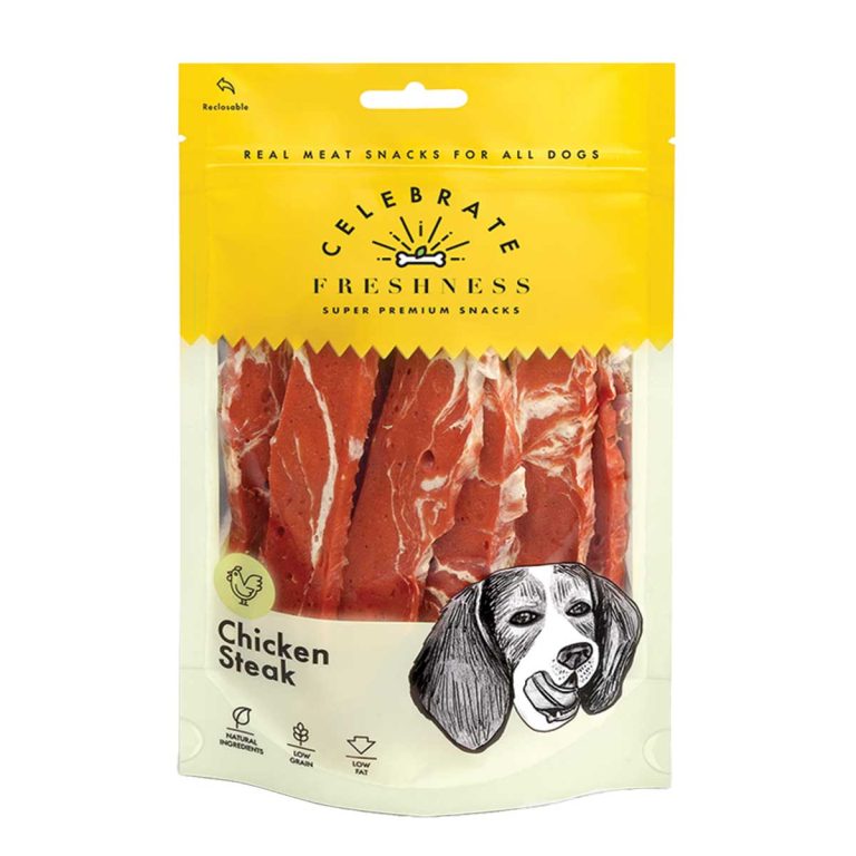 Celebrate Freshness Super Premium Snacks for Dog Chicken Steak 100gr (Κοτόπουλο)
