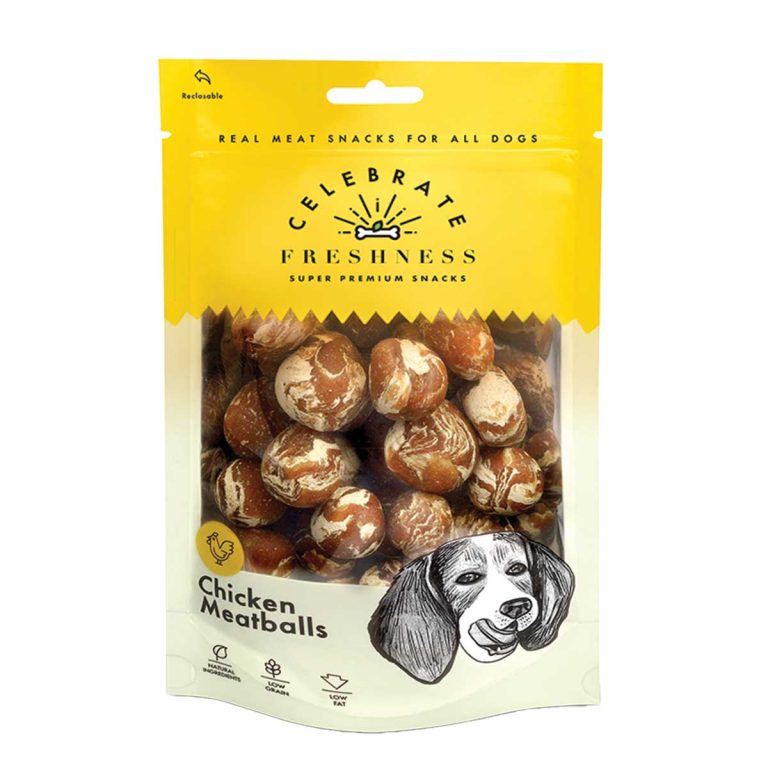 Celebrate Freshness Super Premium Snacks for Dog Chicken Meatballs 100gr (Κεφτεδάκια Κοτόπουλο)