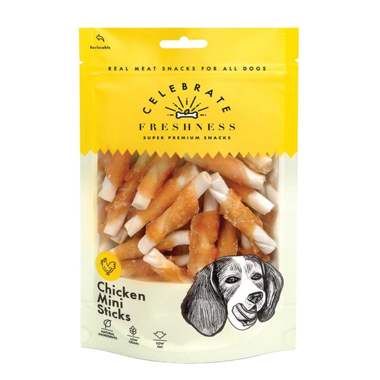 Celebrate Freshness Super Premium Snacks for Dog Chicken Mini Sticks 100gr (Κοτόπουλο)