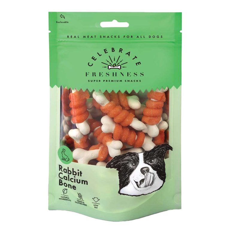 Celebrate Freshness Super Premium Snacks for Dog Rabbit Calcium Bone 100gr (Κουνέλι)