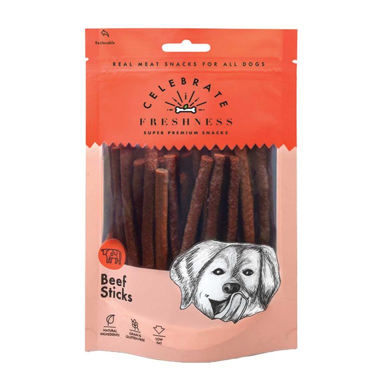 Celebrate Freshness Super Premium Snacks for Dog Beef Sticks 100gr (Μοσχάρι)