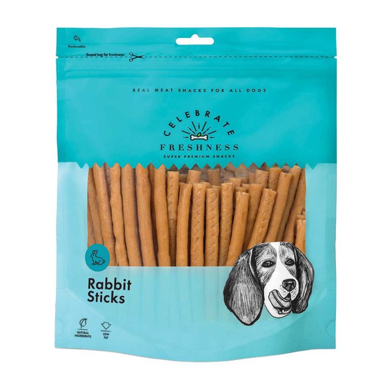 Celebrate Freshness Super Premium Snacks for Dog Rabbit Sticks 360gr (Κουνέλι)