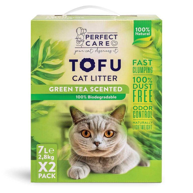 Perfect Care Cat Litter Tofu Green Tea 14lt