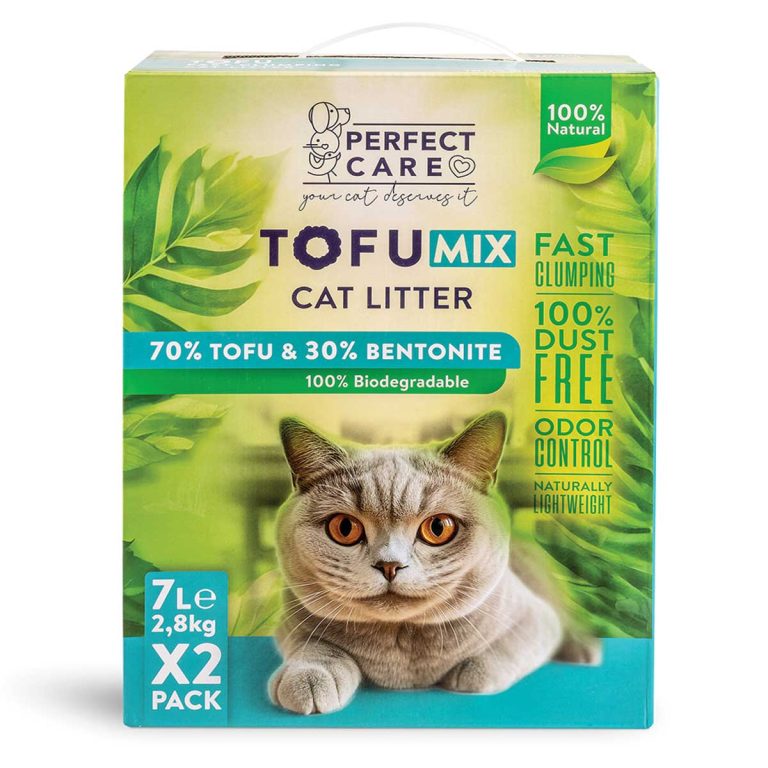 Perfect Care Cat Litter Mix Tofu & Bentonite 14lt