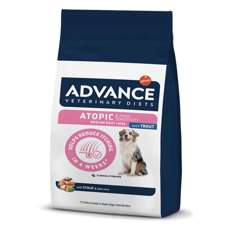 Advance Veterinary Diet for Dog Atopic & Food Sensitivity Medium Maxi with Trout 12kg (Πέστροφα)
